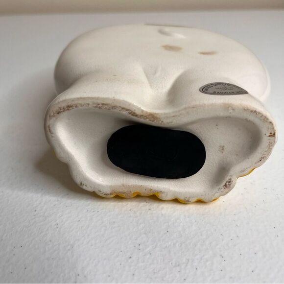 Vintage Hayes Specialties Elephant Bank Stopper Yellow Polka Dots Made In Japan - Picture 13 of 16